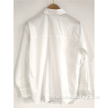 China Pure White Shirt With Standing Collar For Lady Supplier